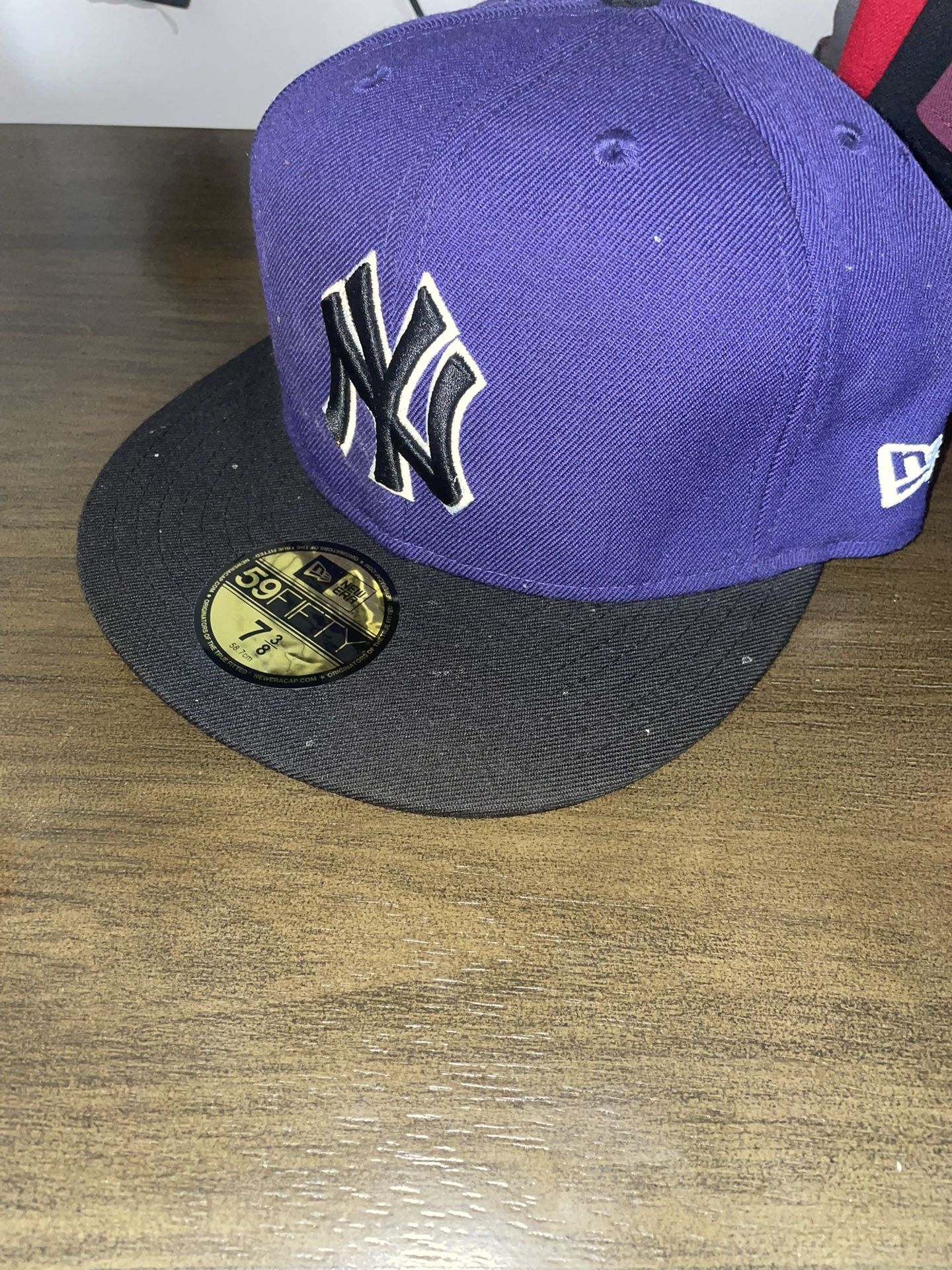 New York Yankees Fitted Hat Size 7 3/8