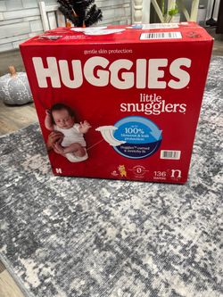 Huggies little snugglers (newborn 136 count)