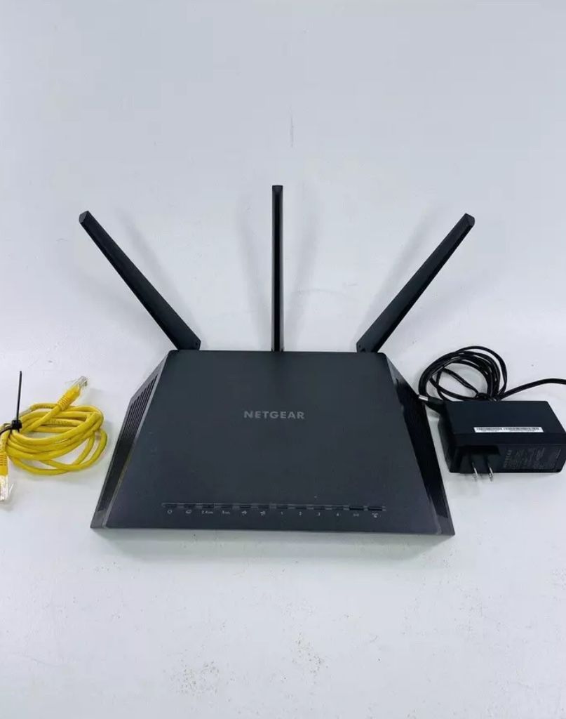 Nighthawk Netgear AC1900 1GHz Dual-Band Wi-Fi Router Black Electronics