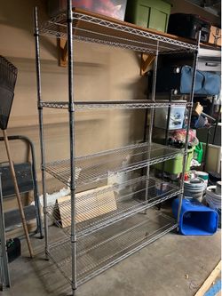 Five tier sturdy rack adjustable