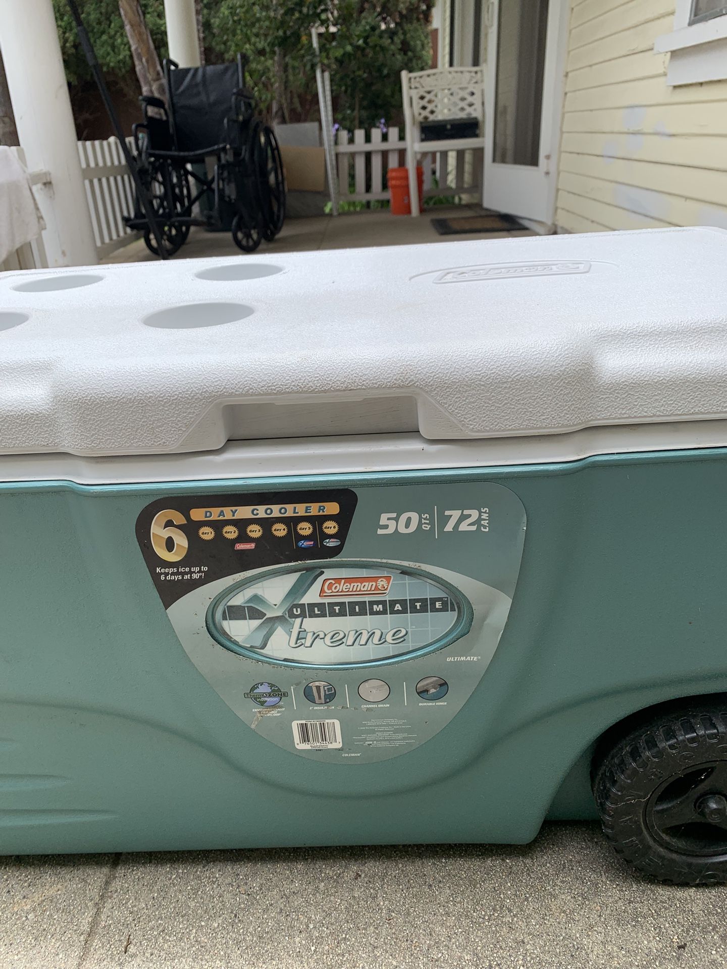 Coleman 50 Quart Cooler With Wheels
