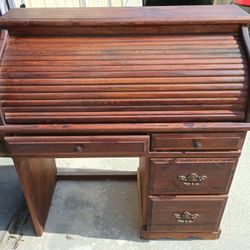 Antique Roll Top Desk