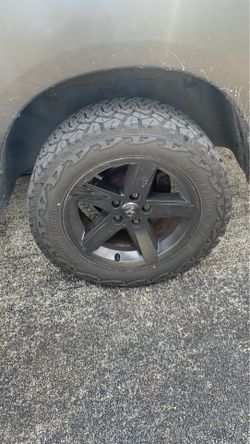 Rims and tire new tire