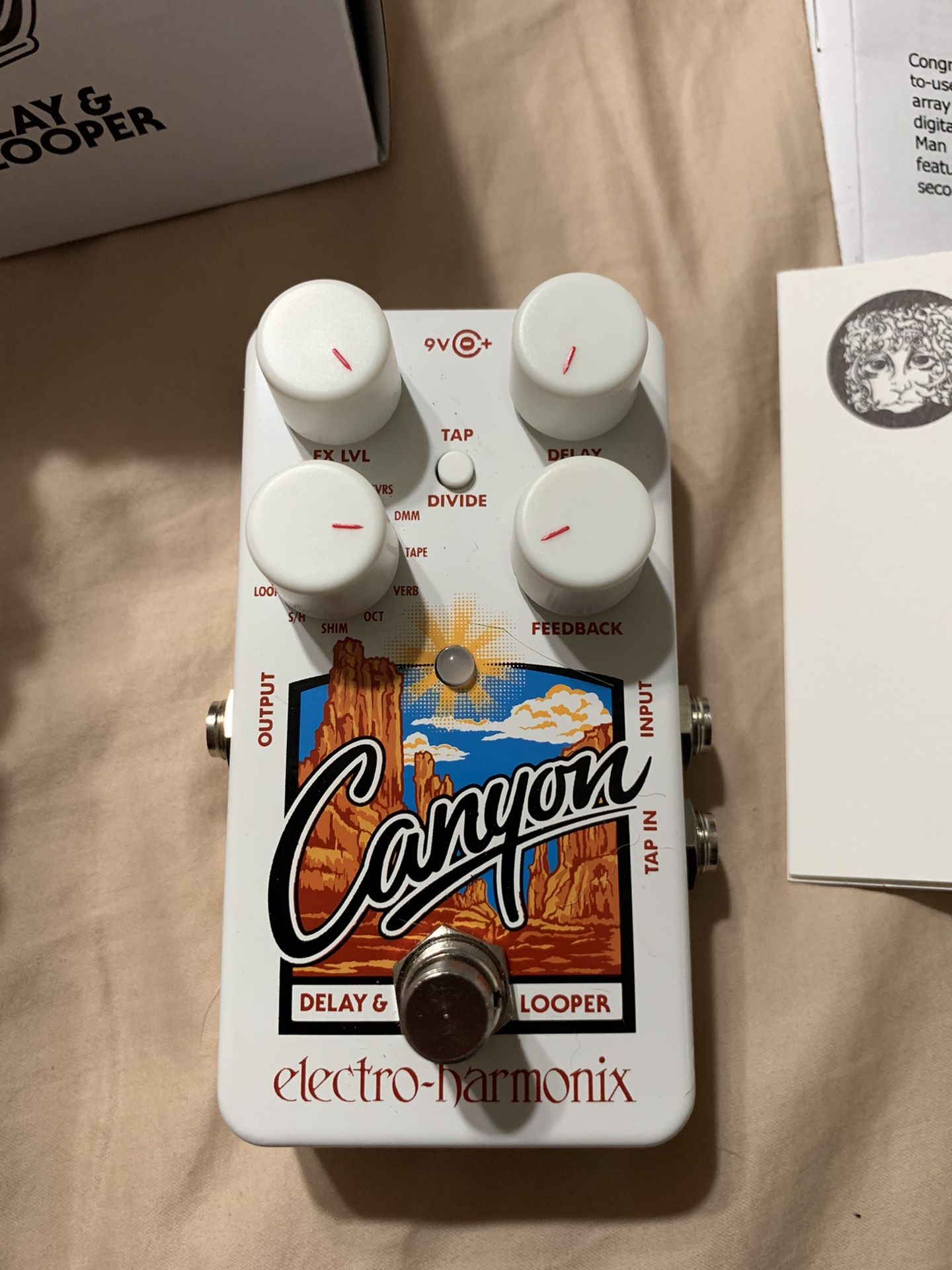 Electro Harmonix Canyon Guitar Pedal (like new)