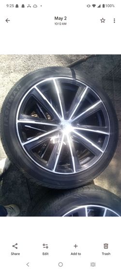 20 in rims with good tires