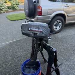 3.5hp Tohatsu 2 Stroke Outboard Motor 