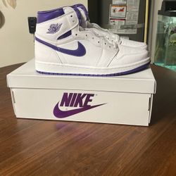 Jordan 1 Court Purple 2 WMNS 