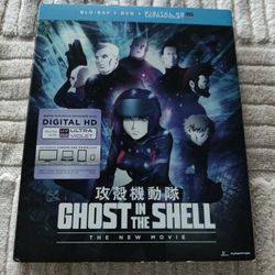 Ghost In The Shell The New Movie Blu-ray with Slipcover