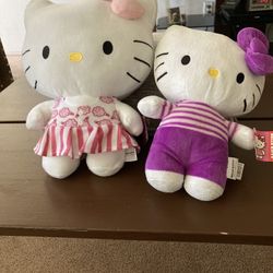 Two Hello Kitty