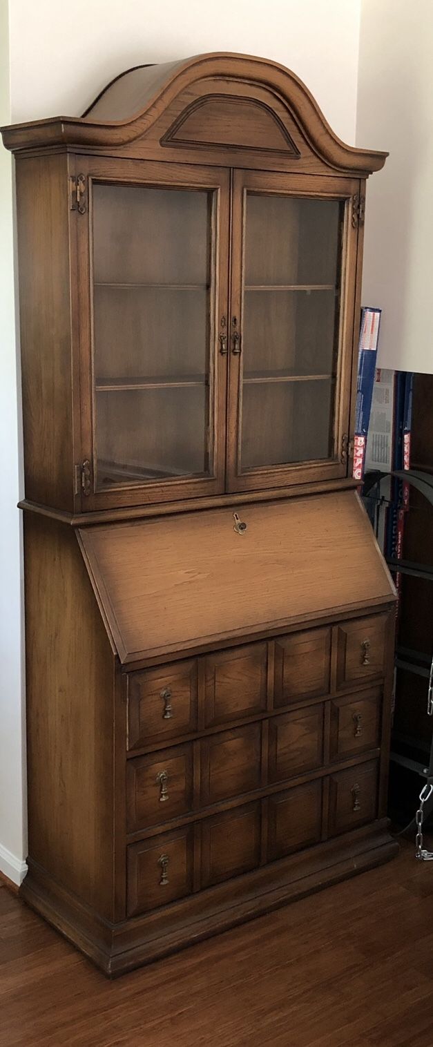 Secretary desk. Solid Wood.