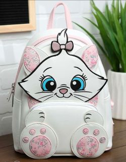 Loungefly Disney Marie Aristocats NWT Mini Backpack