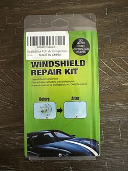 Windshield repair kit