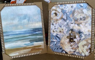 beaded frame canvases