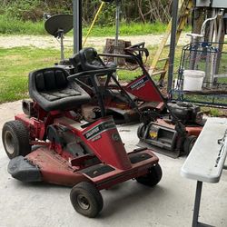 3 Snapper Riding Mowers 1 Has a Bad Transmission 