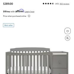 Delta Mason 6 In 1 Changing Table And Crib
