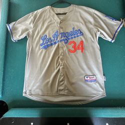 Dodger Valenzuela 34 Authentic Collection