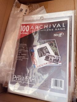 Archival Polyethylene Bags