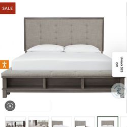 Cali King Bed frame (mattress Not Included) read Below