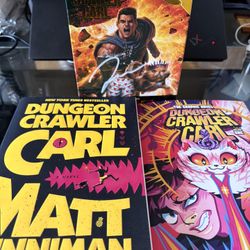 Dungeon Crawler Carl SDCC Figure Signed! + Extras 