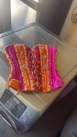 Rhinestone corset