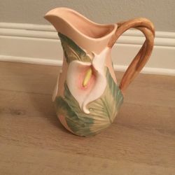 Vintage 1987 Fitz And Floyd Peace Lily 2Qt Pitcher 