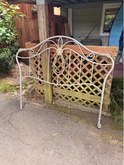 Decorative queen size bed “headboard”