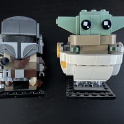 LEGO Mandalorian, Baby Yoda Brick head Set