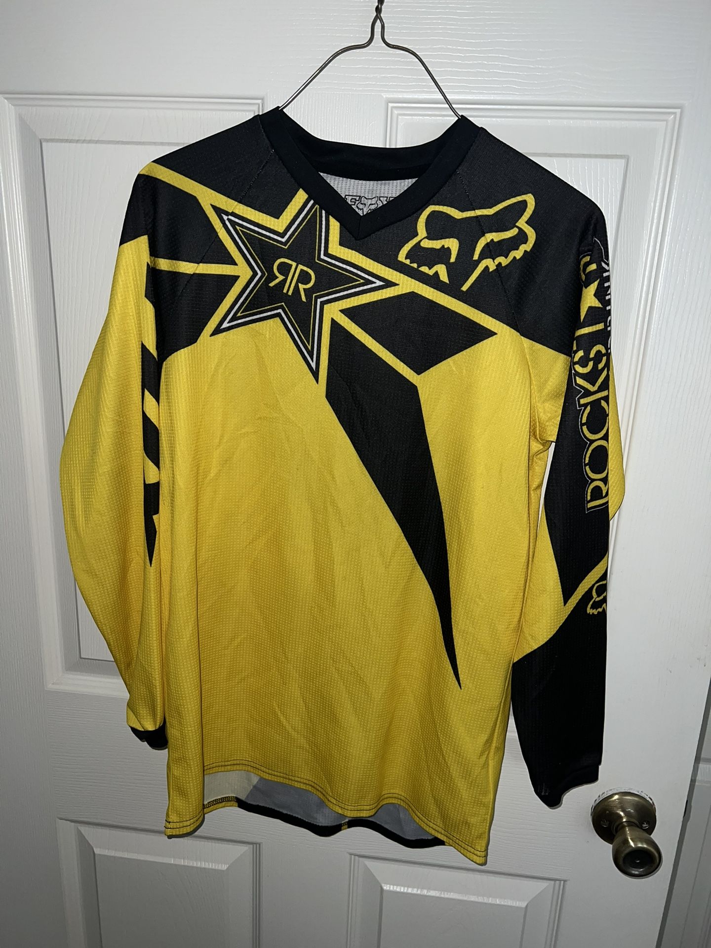 Fox Rockstar Energy Drink Motocross Riding Race Jersey Youth Extra Large XL