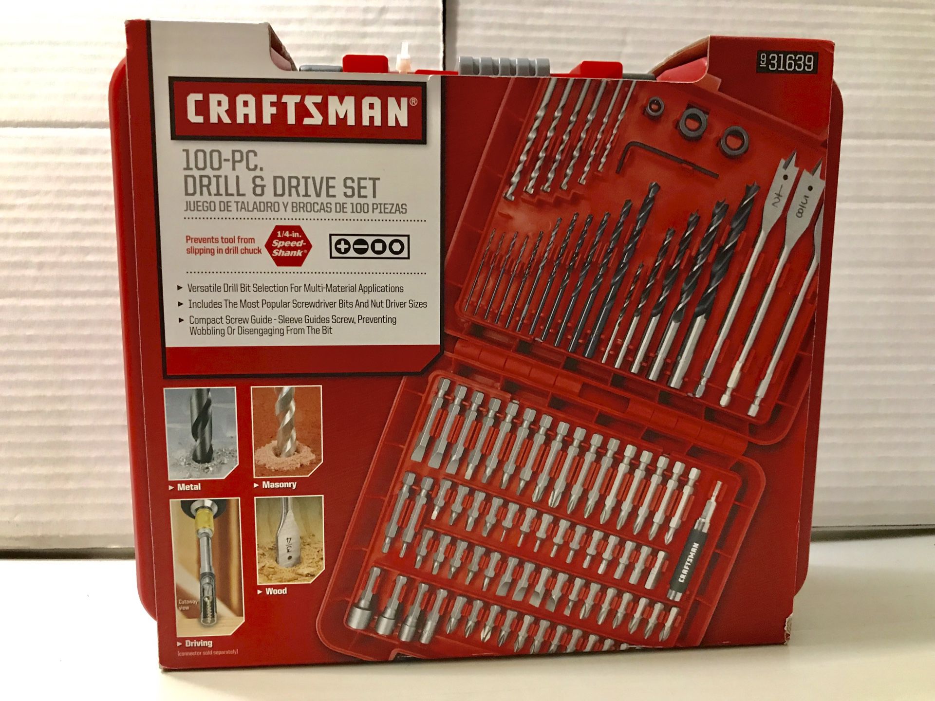 Craftsman 100 PC drill & drive set - Best gift for Christmas