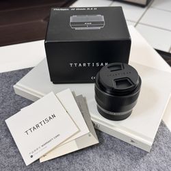 TTArtisan 35mm F1.8  II X Mount Lens For Fujifilm 