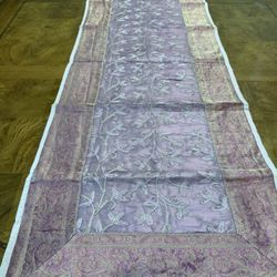 Pink Tissue Table Runner