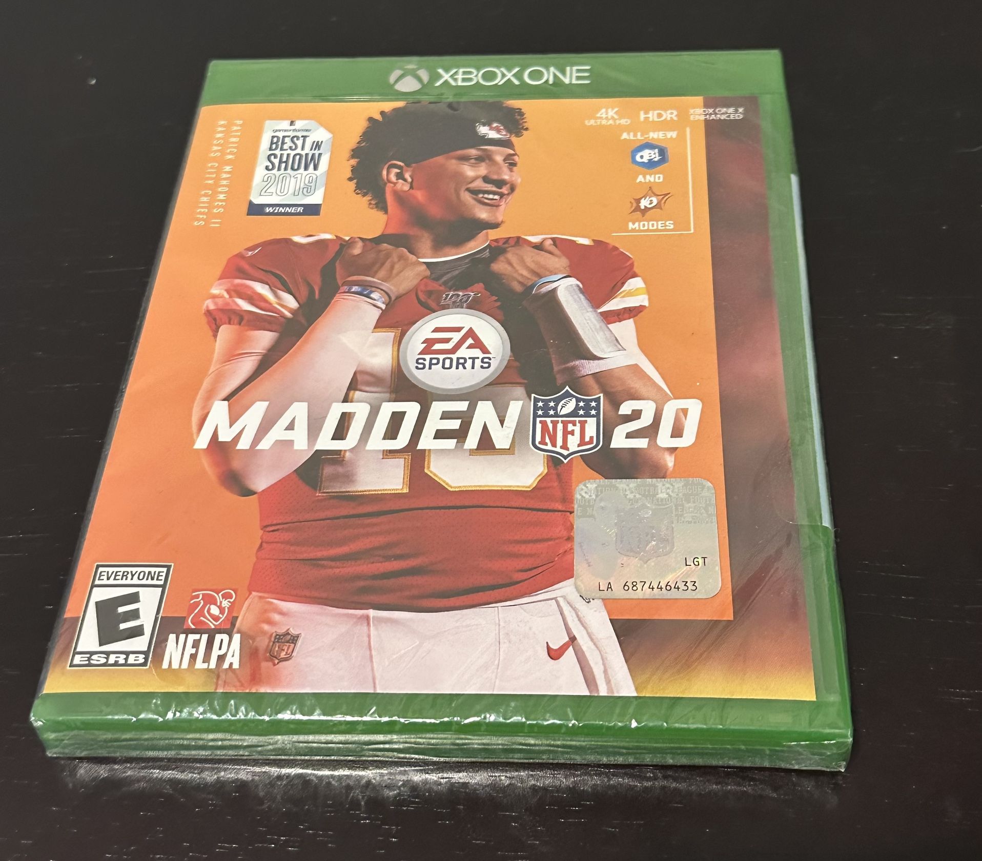 New Madden NFL 20 EA Sports XBox One Game Rated E 4K Football