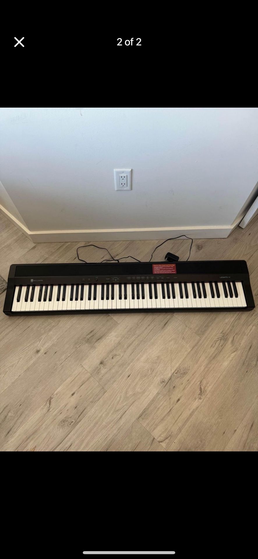Williams Legato IV Digital Piano Keyboard With Bluetooth