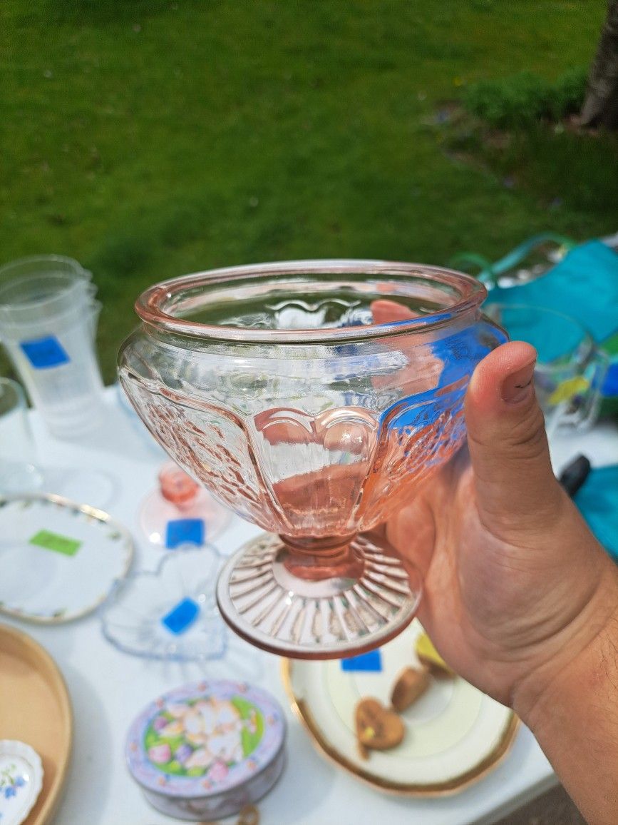 Pink Depression Glass