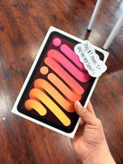 Apple IPad Mini 6 Brand New Tablet - Pay $1 To Take It Home Today and pay the rest later.