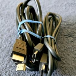 Four - 3 Foot HDMI Cables 