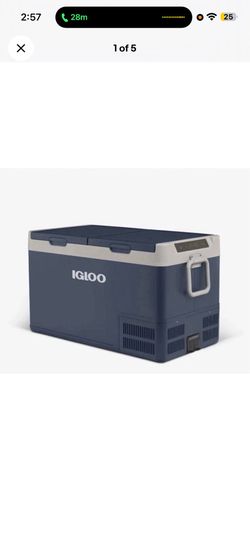 Igloo ICF 80 DZ Electric Cooler Fridge Freezer 83QT Dual Zone NEW AC/DC