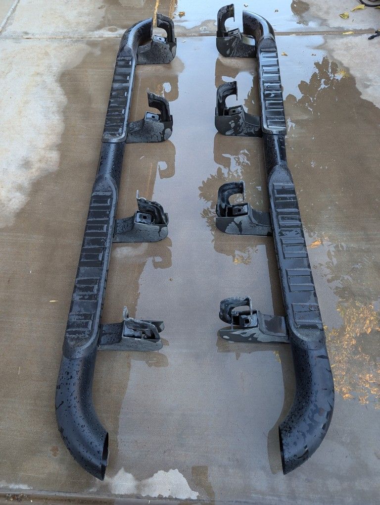 Chevrolet Silverado OEM parts step bars