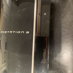 Sony PlayStation 3 Fat PS3 40GB Black Console Gaming System Only CECHL01
