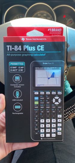 TI-84 PLUS CE GRAPHING CALCULATOR