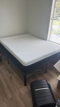 Full Size Bed Frame and Mattress