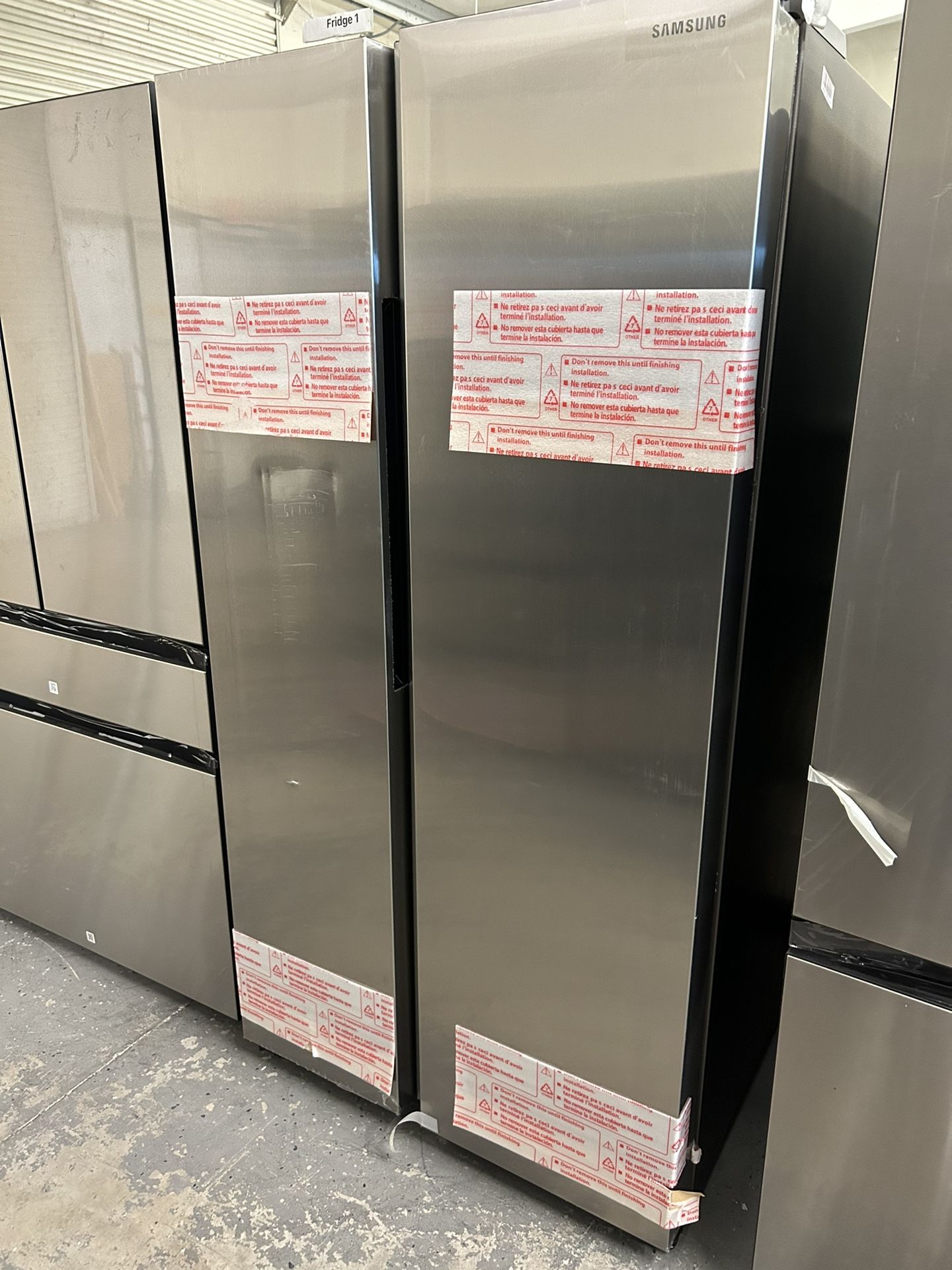 🚨Never Used Scratch And Dent Side By Side Stainless Steel Refrigerator With Ice Maker🚨