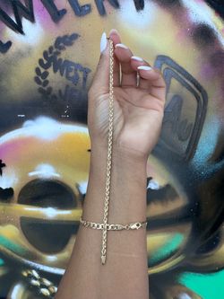 10k Solid Rope Bracelet