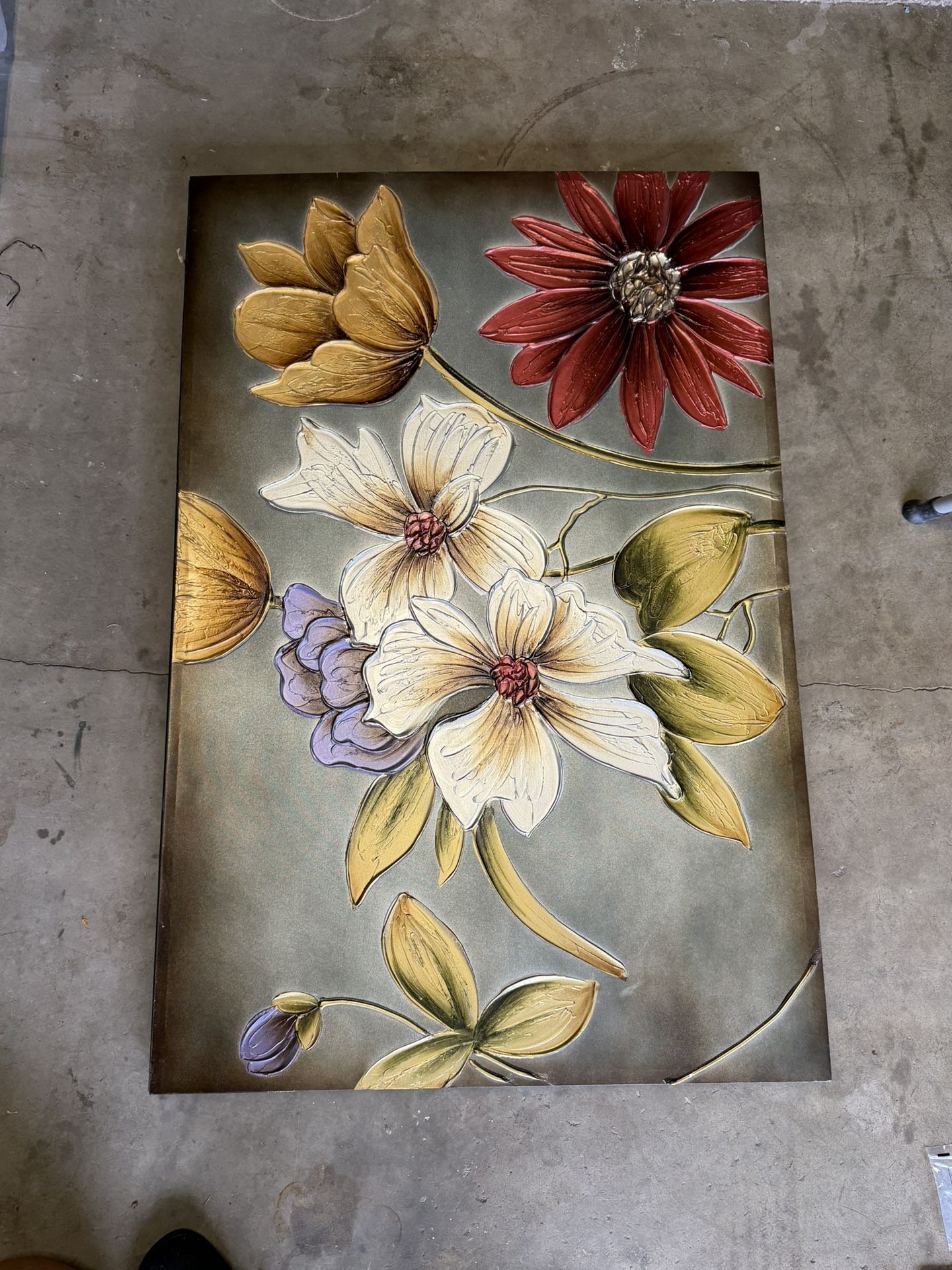 Floral Wall Canvas Painting 