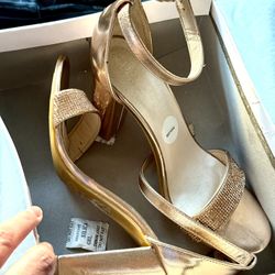 Rose Gold Scrappy Heels 