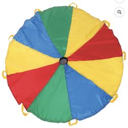 Pacific Play Tents Funchute, 6' Play Parachute Blue, Polyester 3 - 8 Years, 1