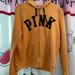 Pink Hoodie Yellow/Mustard 