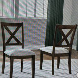 Lathan Upholstered Dining Chair, Set of 2 $150 New
