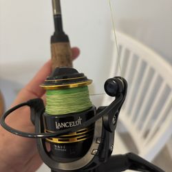  Daiwa Fishing Rod With Lancelot Reel And Baits 