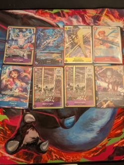 One piece card game lot